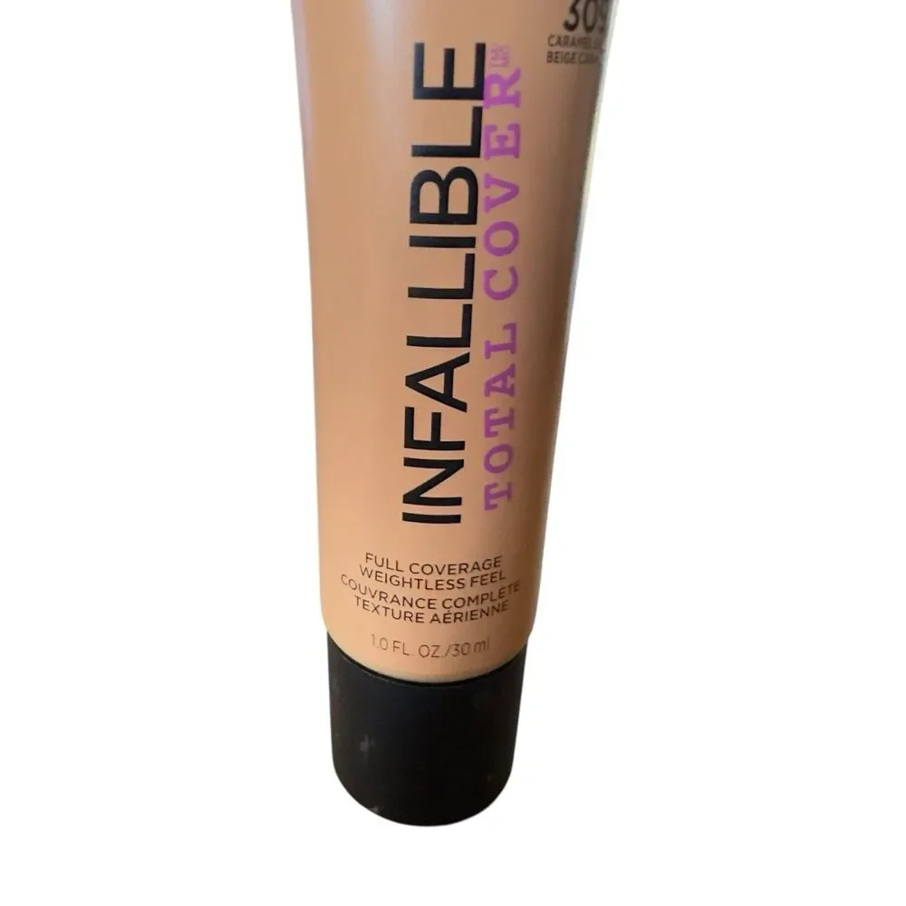 L'Oréal Infallible Total Cover Foundation 309 Caramel Beige 24hr Full Coverage